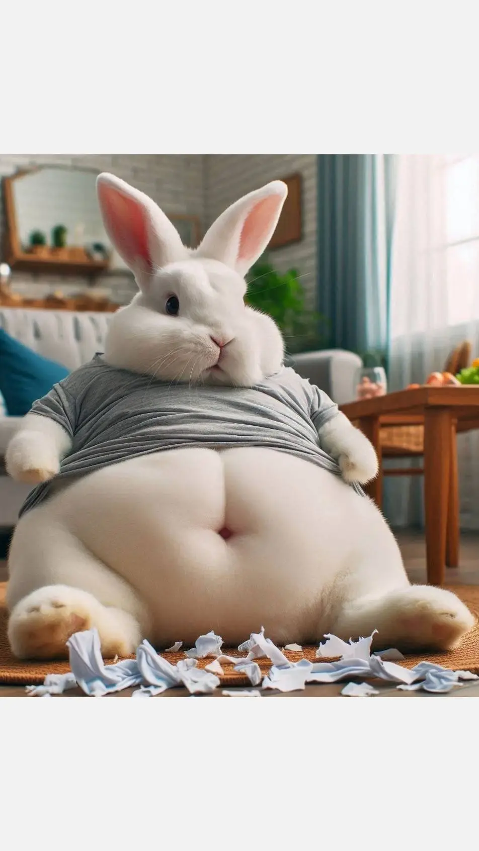 ai character: le gros lapin  background