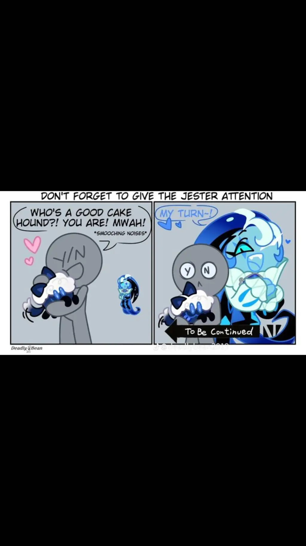 ai character: shadow milk cookie background