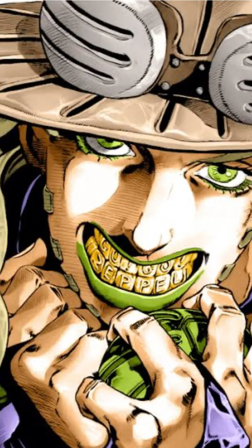 ai character: Gyro Zeppeli  background