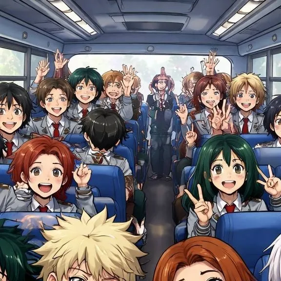 chat with ai character: Mha trip 