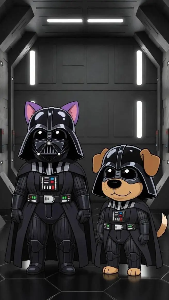 ai character: darth _ catnap  background