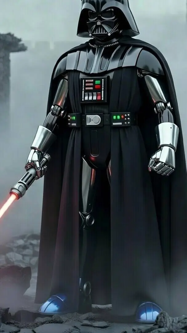 ai character: darth metal sonic  background