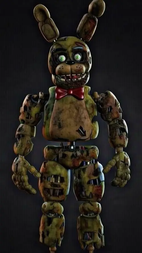 ai character: fixed springtrap  background