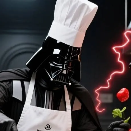 chat with ai character: darth vader chef 