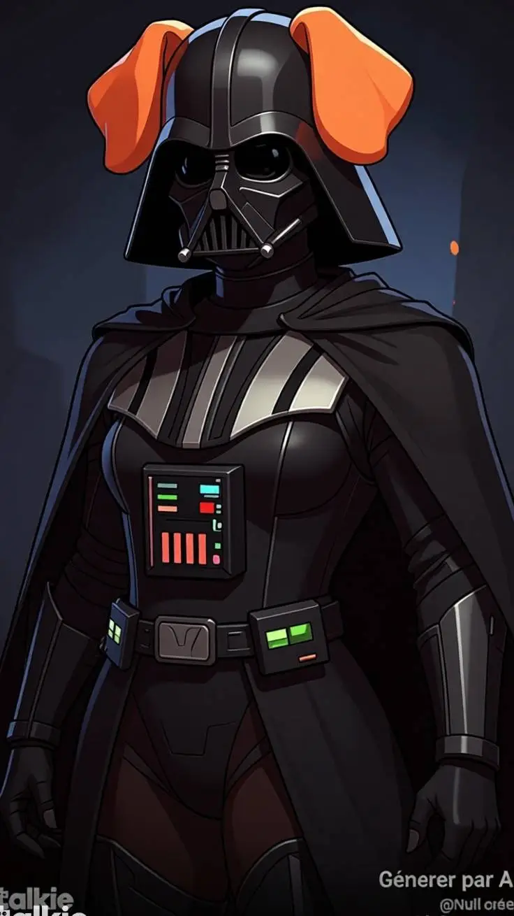 ai character: darth dogday  background