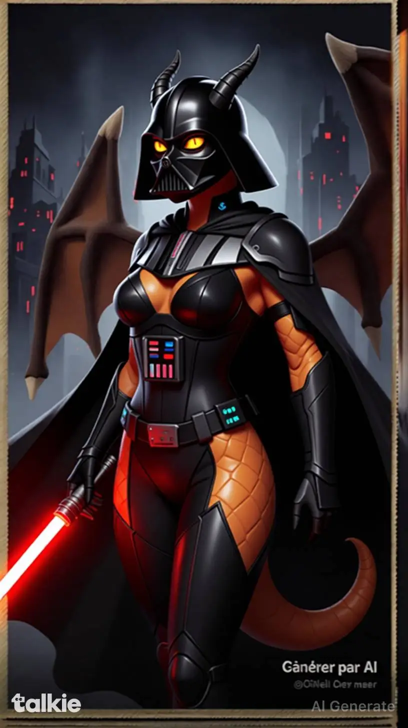 ai character: darth charizard  background