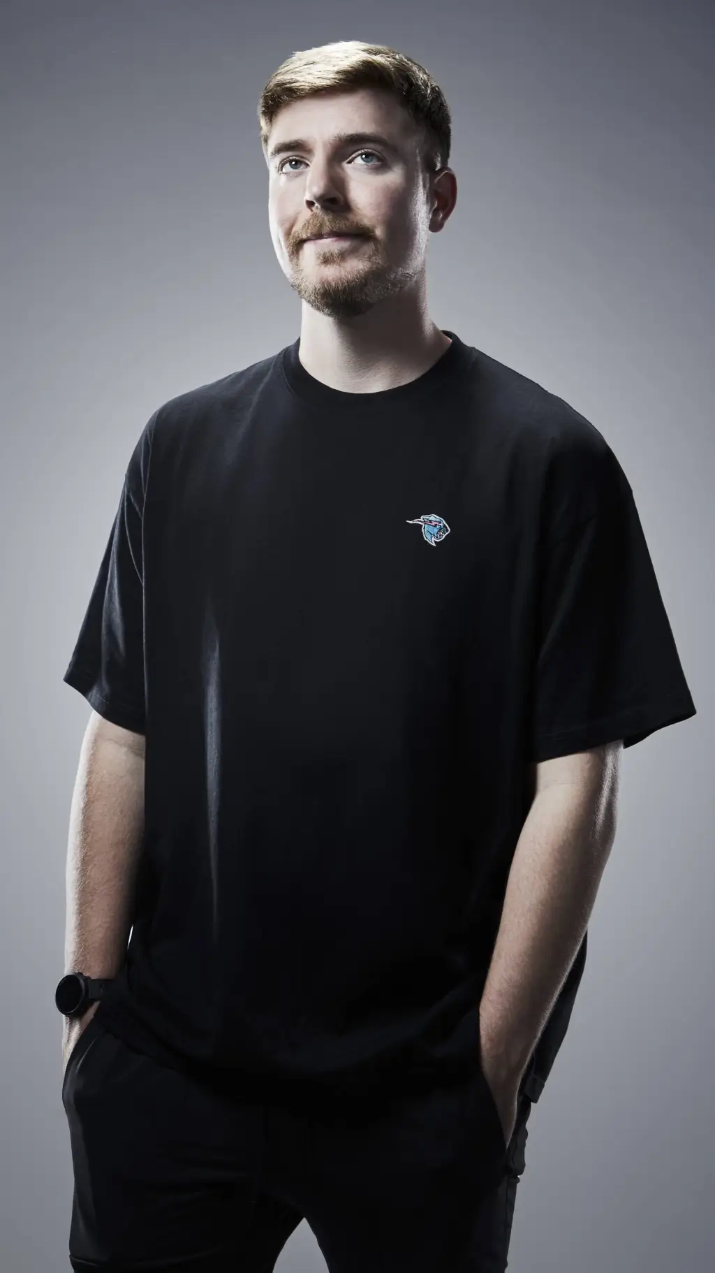 ai character: mr beast  background