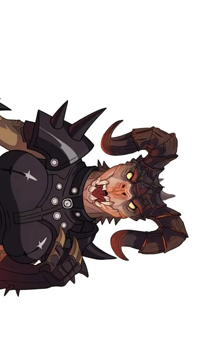 ai character: darth death claw  background