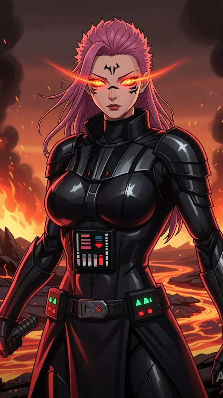 ai character: darth sukuna  background