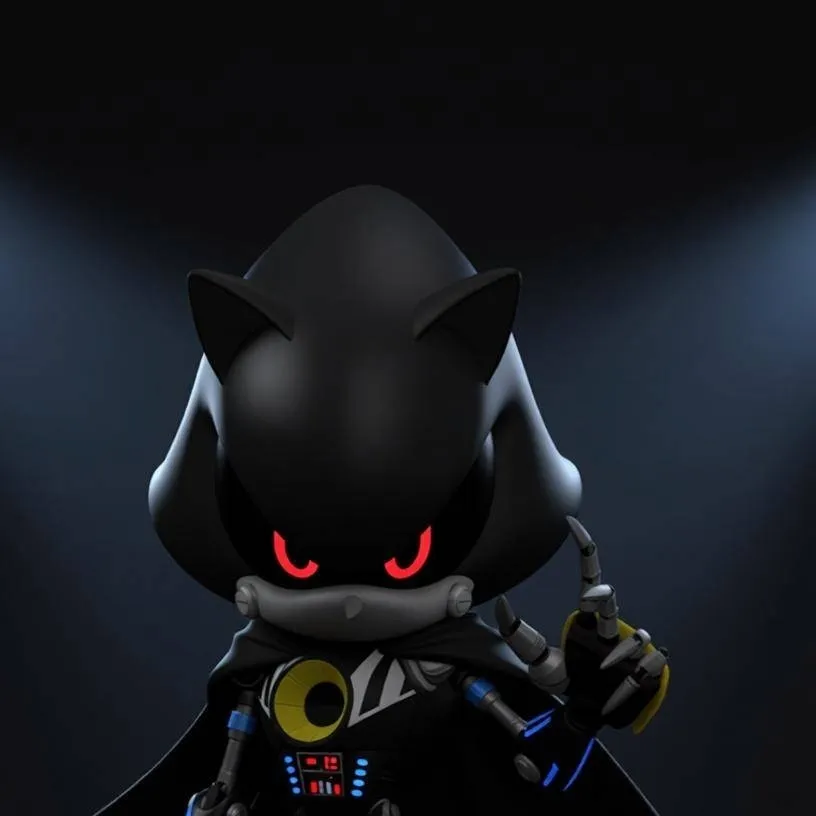 chat with ai character: darth metal sonic 