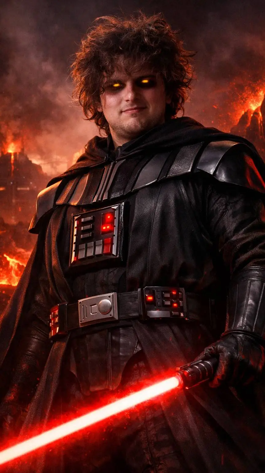 ai character: darth me  background