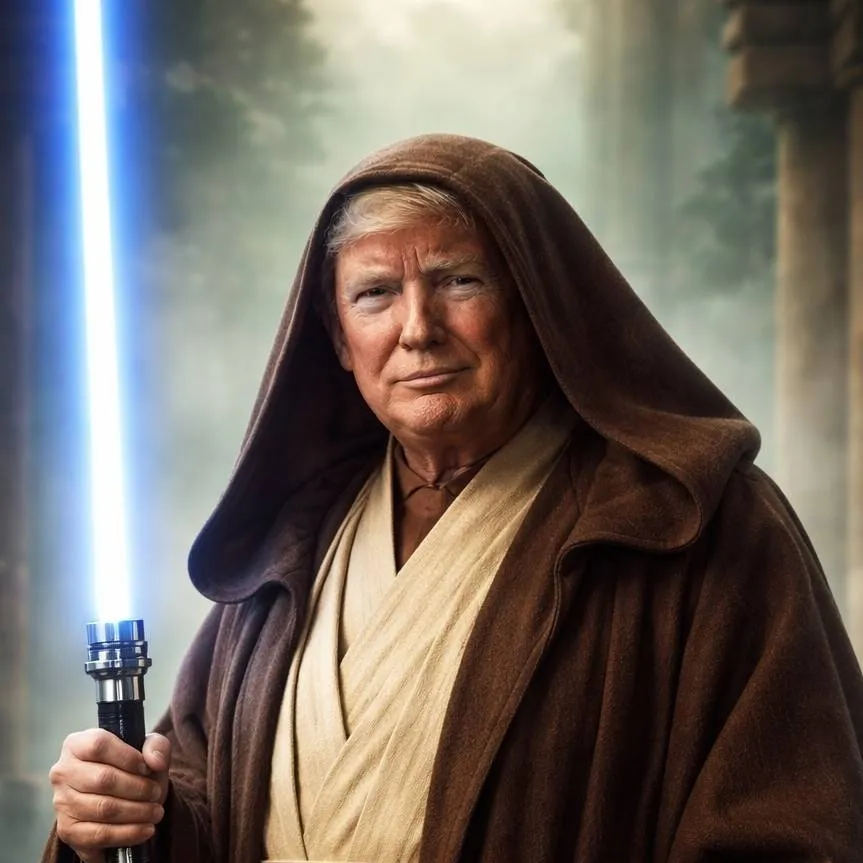 chat with ai character: qui trump ong 