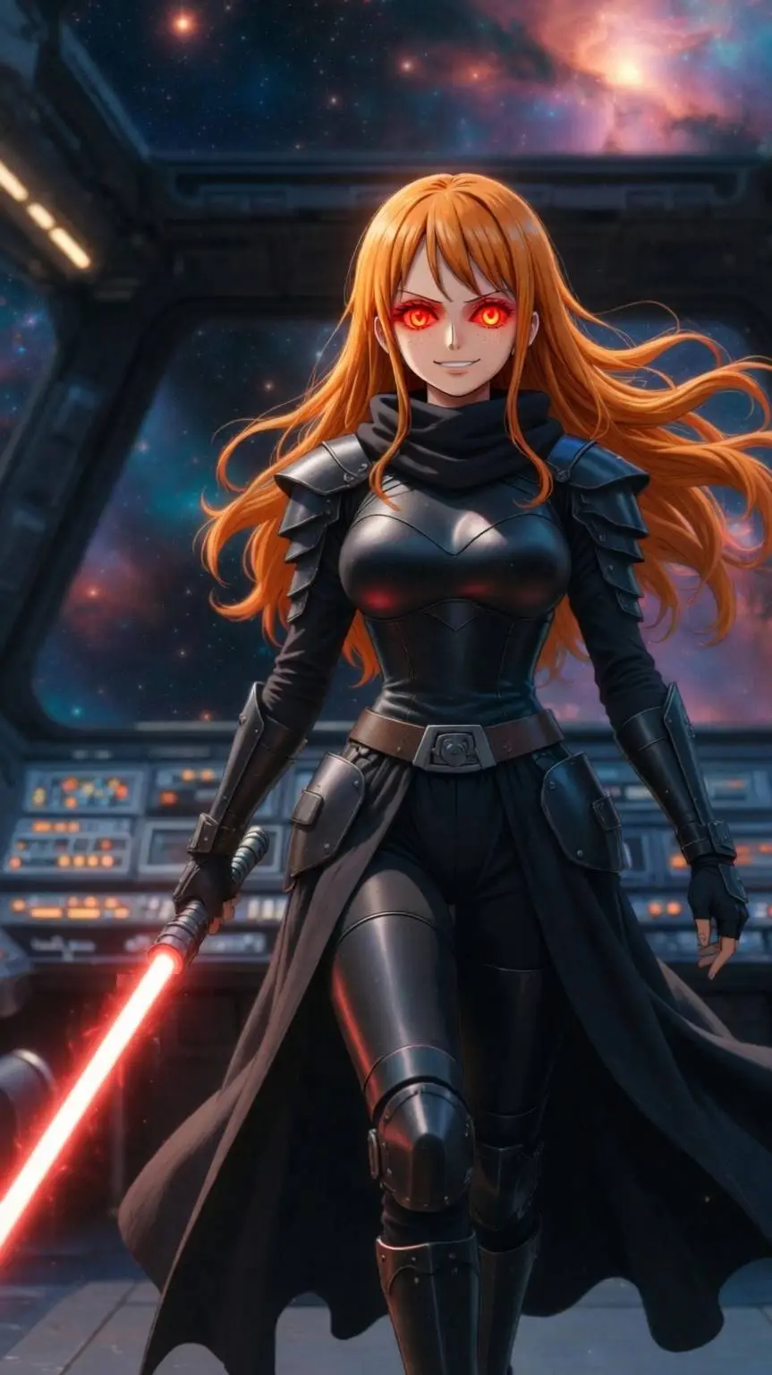 ai character: Darth nami  background