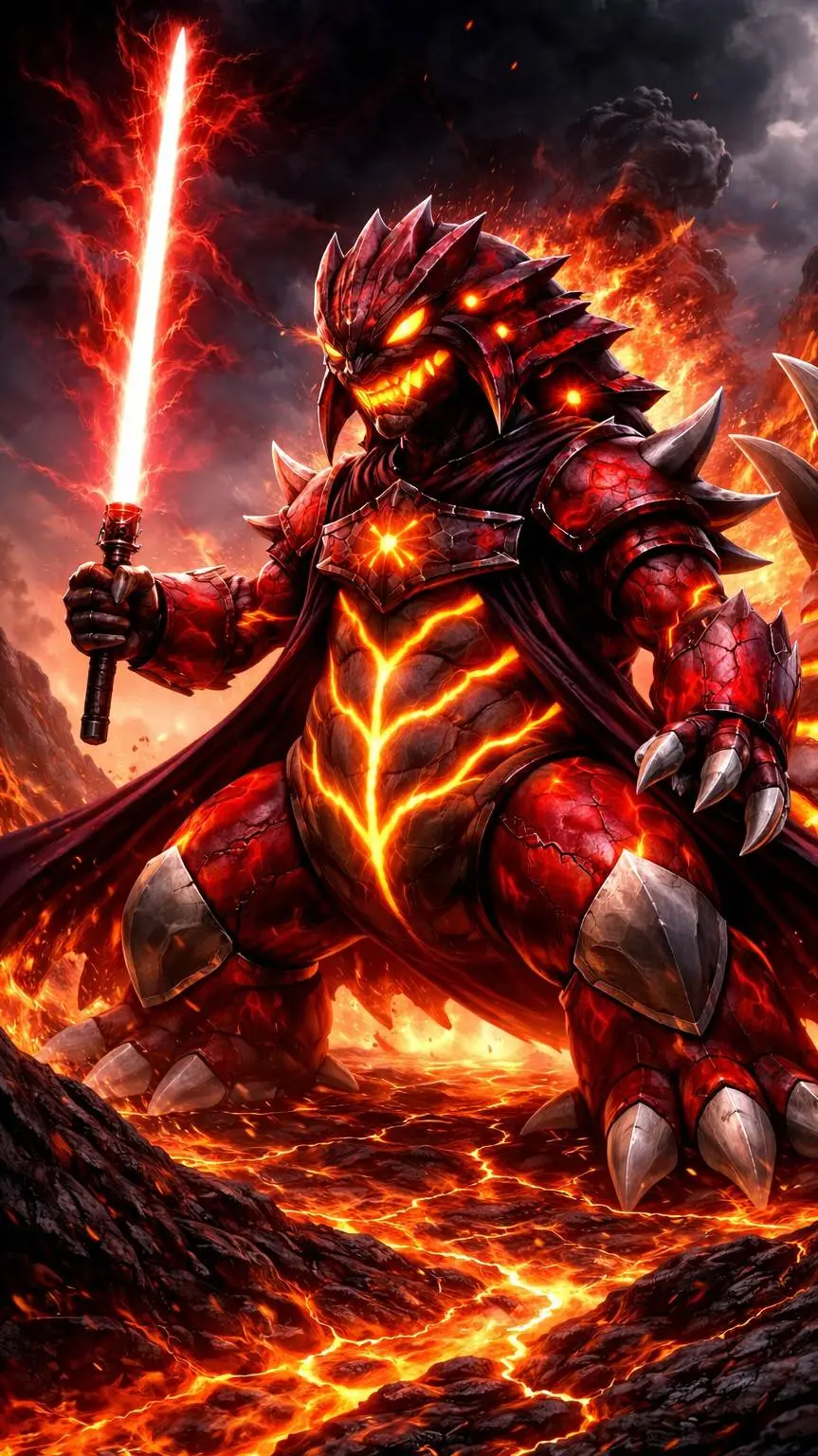 ai character: the molten emperor background