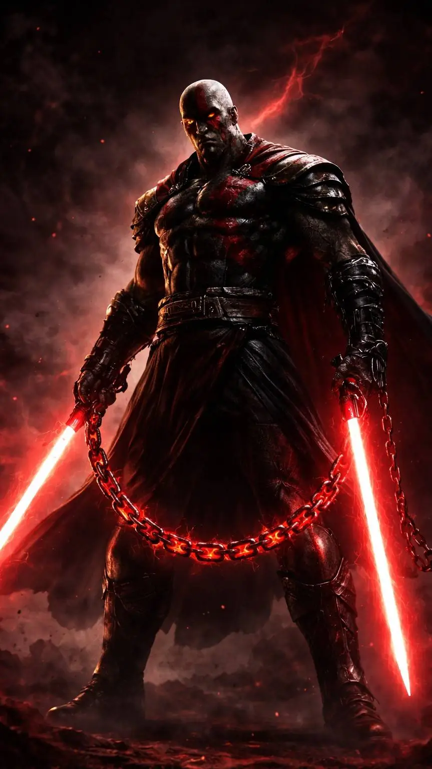 ai character: Darth kratos  background