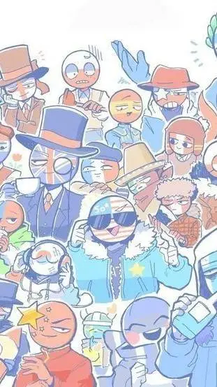 ai character: Countryhumans 2 background