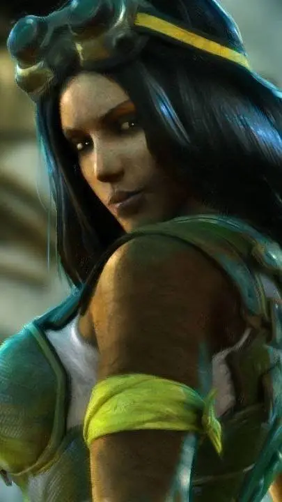 ai character: Orchid background