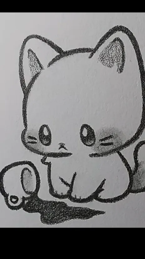 ai character: Cute kitty!~ background
