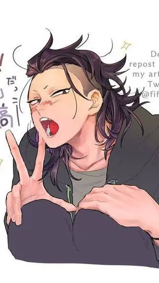 ai character: Genya modern au  background