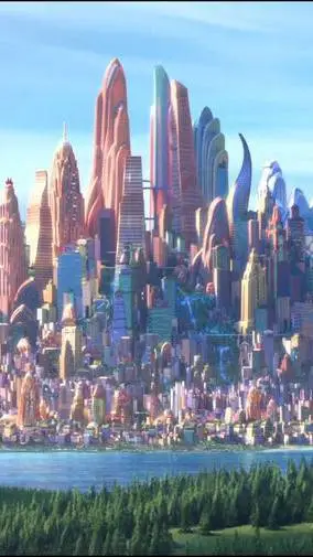 ai character: Zootopia  background
