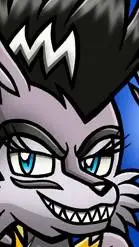 ai character: alpha the wolf background