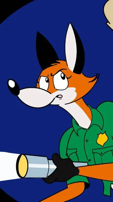 ai character: Alexa the red fox background