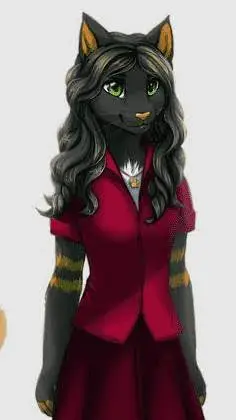 ai character: Luna the cat background