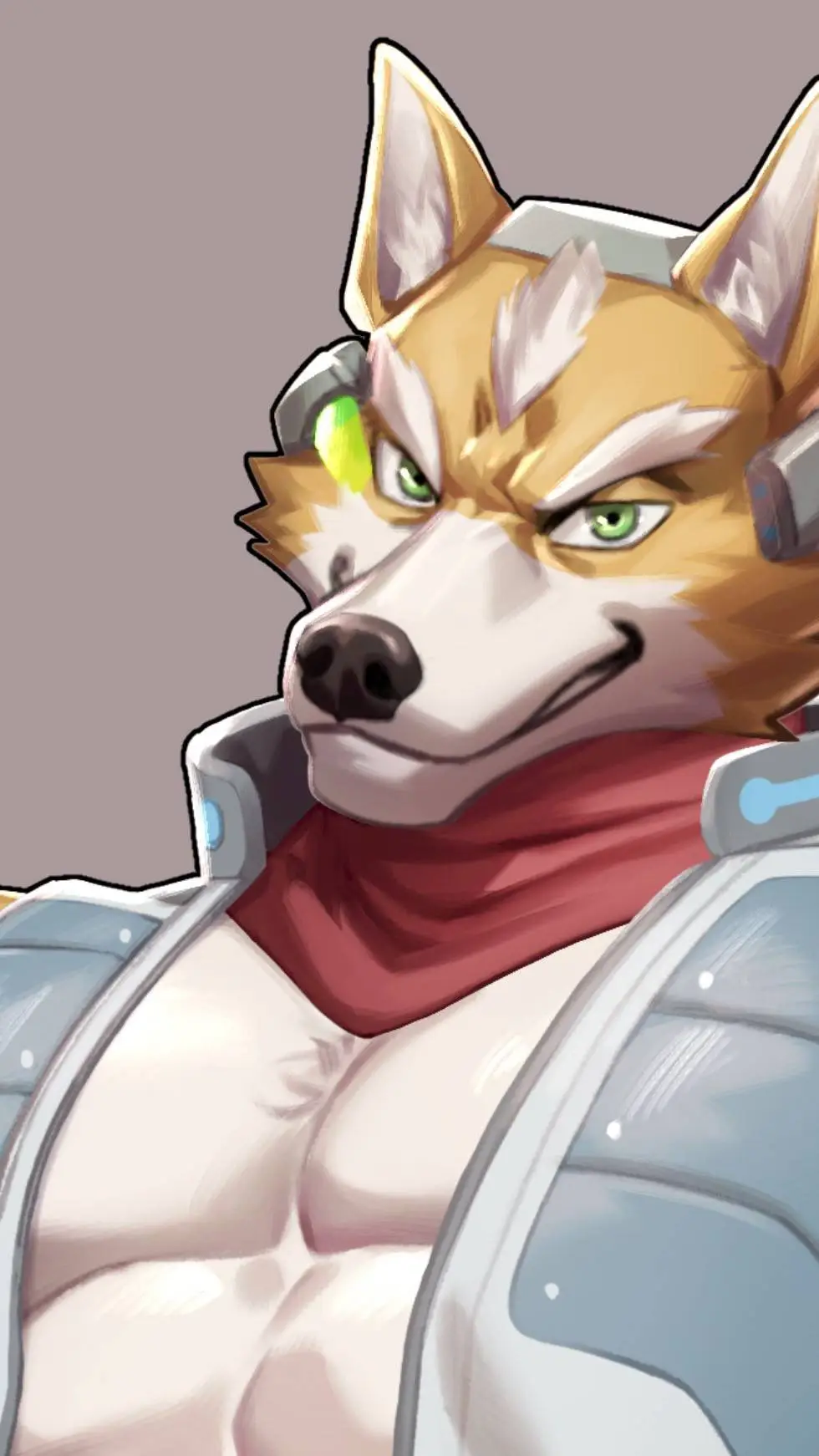 ai character: fox McCloud background