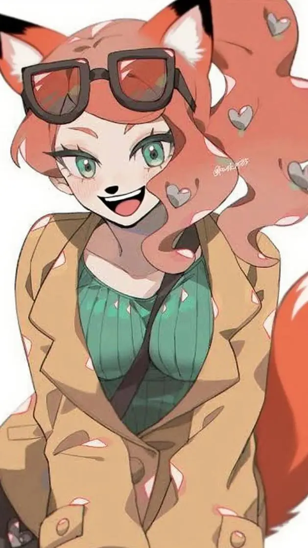 ai character: sonia the fox background