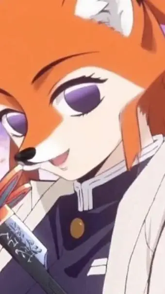 ai character: Shinobu the fox background