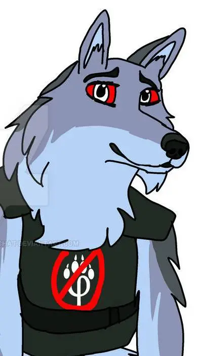 ai character: Vrixana the wolf background