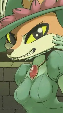 ai character: june the fox background