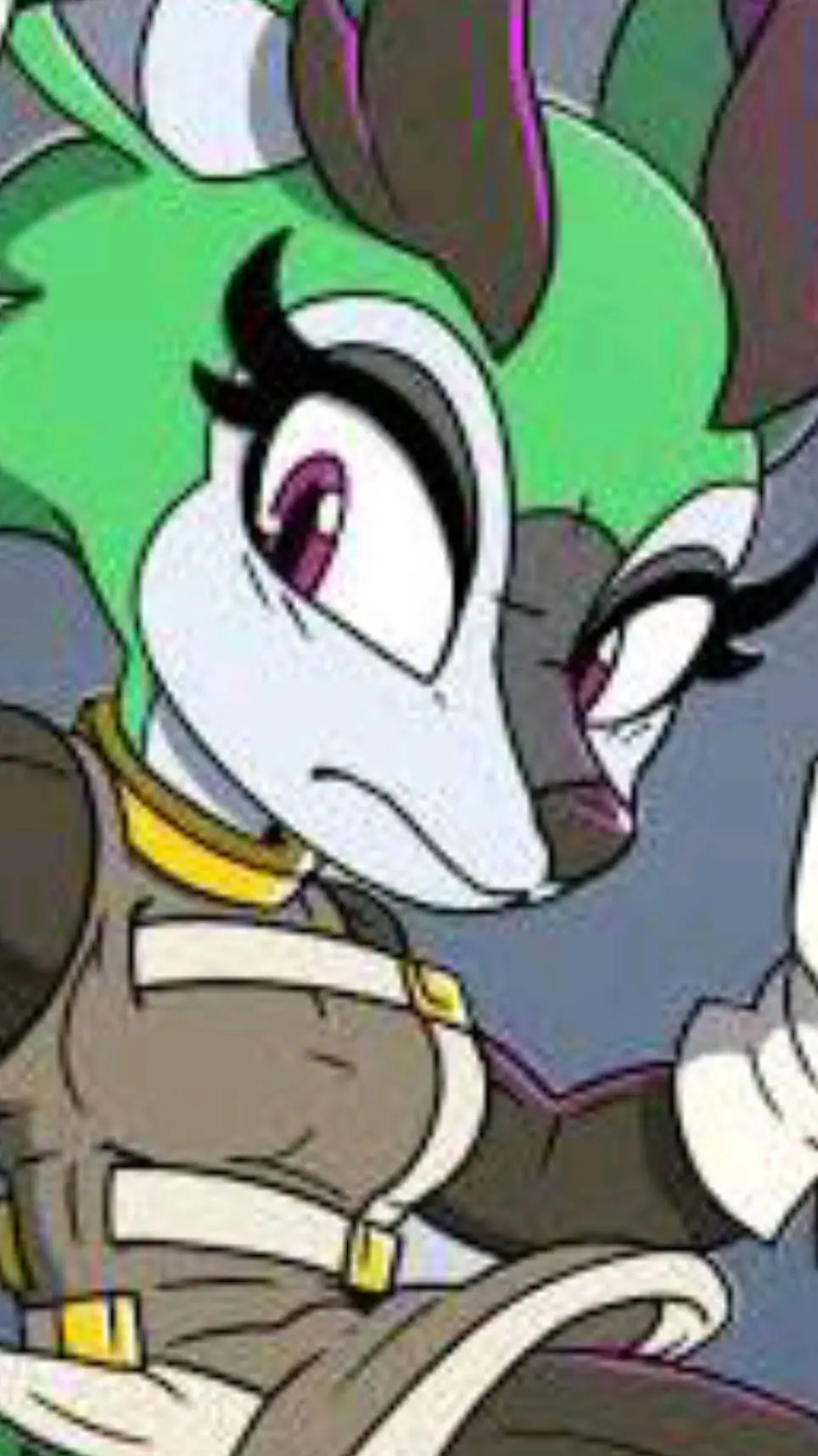 ai character: clove pronghorn  background