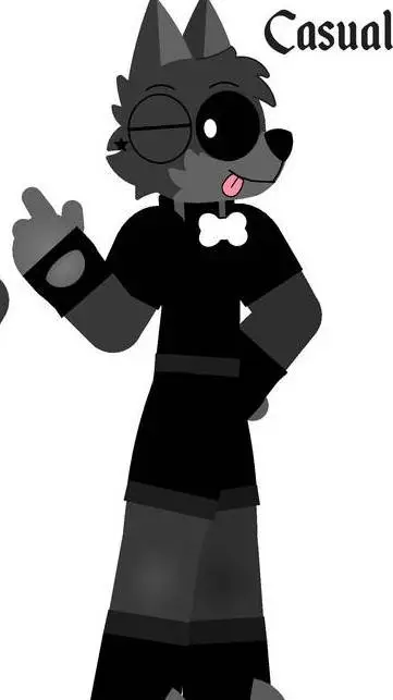 ai character: LuisDarkWolf background