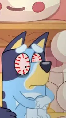 ai character: Bluey:Leave alone background