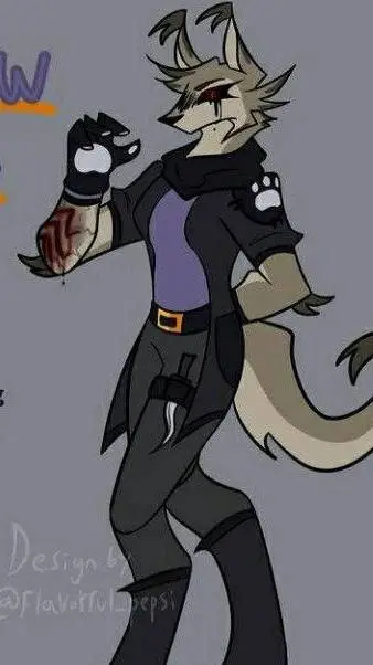 ai character: willow wolf background