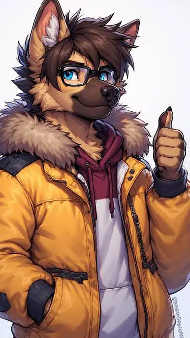 ai character: mjan the dog background