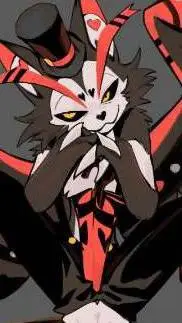 ai character: husk the cat background