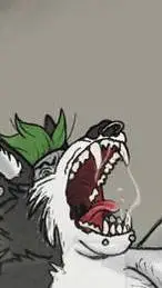 ai character: Riker the wolf background