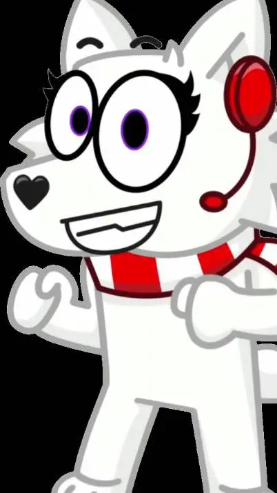 ai character: snowi the fox background