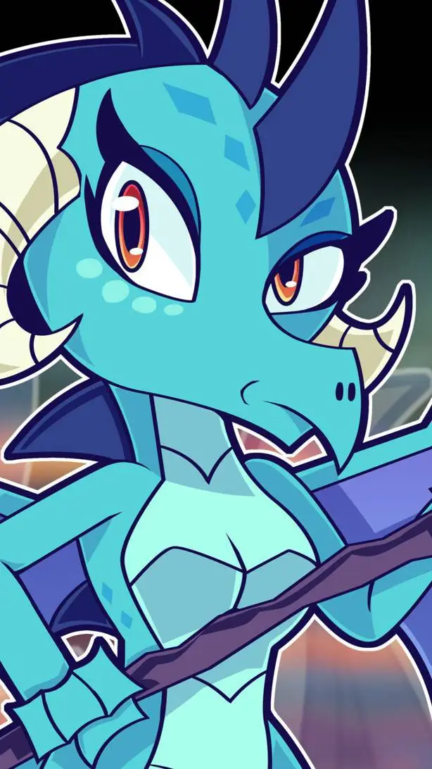 ai character: ember the dragon background