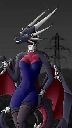 ai character: Cynder The Dragon background