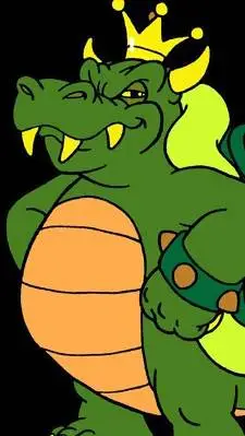 ai character: king koopa background