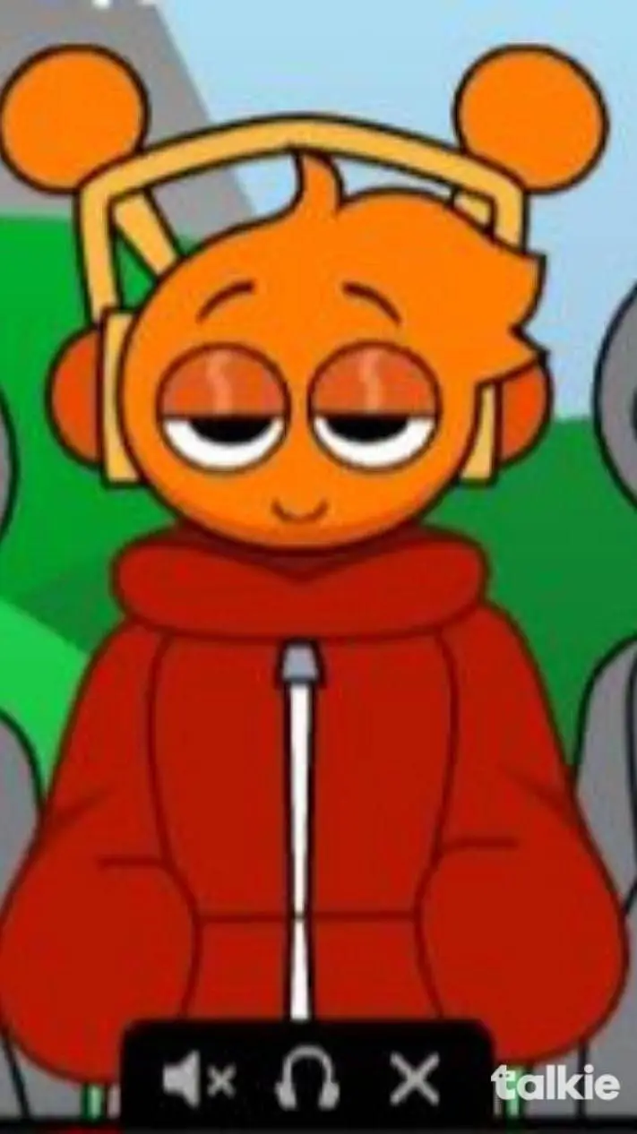 ai character: 3d Oren  background