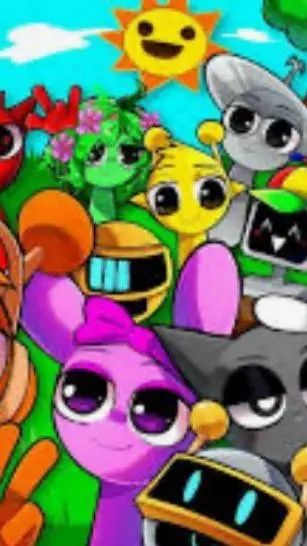 ai character: Skprunki background