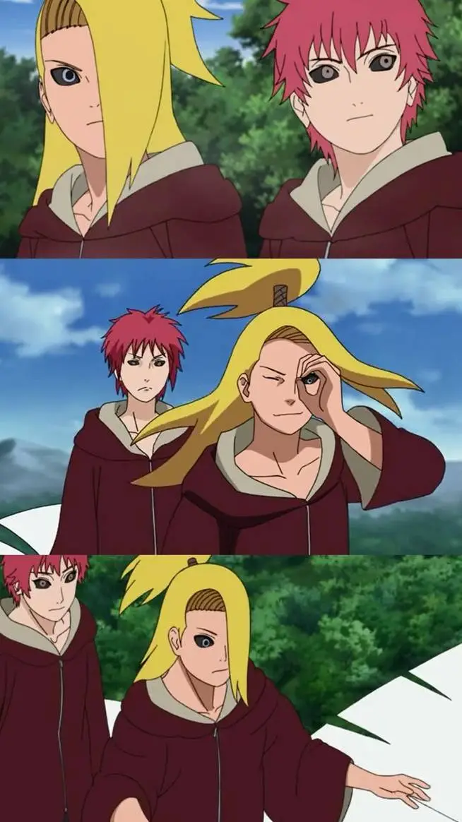 ai character: Sasori deidara 💗💗💗 background