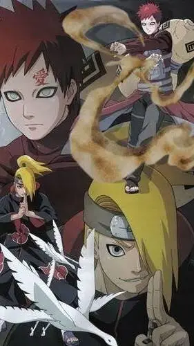 ai character: Deidara Vs Gaara background