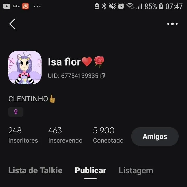 chat with ai character: Isa Flor❤🌹