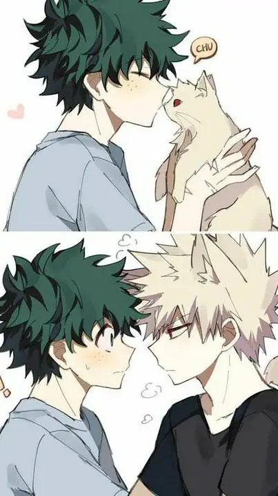 ai character: bakudeku💫🏳️‍🌈 background
