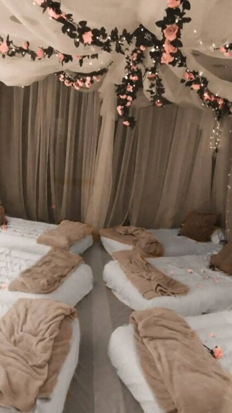 ai character: Sleepover background